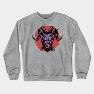 Demon goat Crewneck Sweatshirt